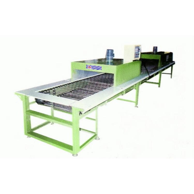 Round Iron Branch Belt Conveyor with Electric Oven / N.I.R light Oven